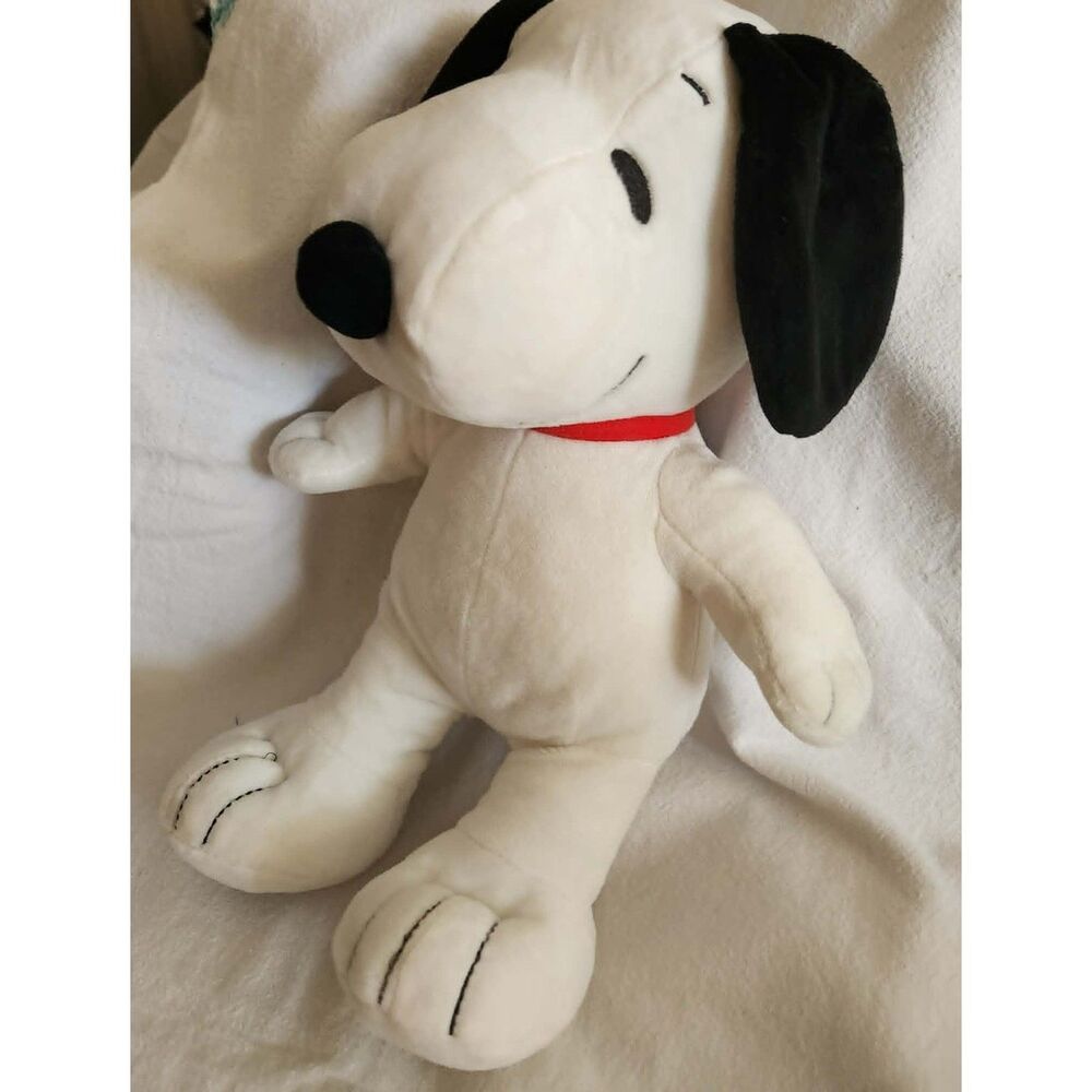 Kohl's Cares Peanuts Snoopy Plush White Dog Stuffed Animal Toy 13" EUC